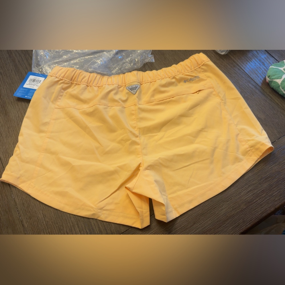 Columbia Women's Light Orange Athletic Shorts